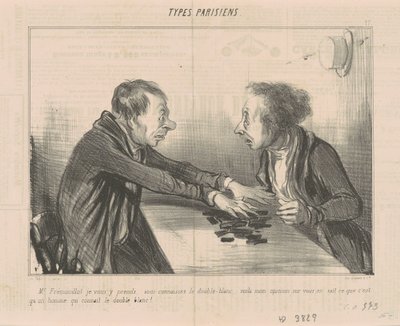 M. Frémouillot ik betrap je, je kent... door Honoré Daumier