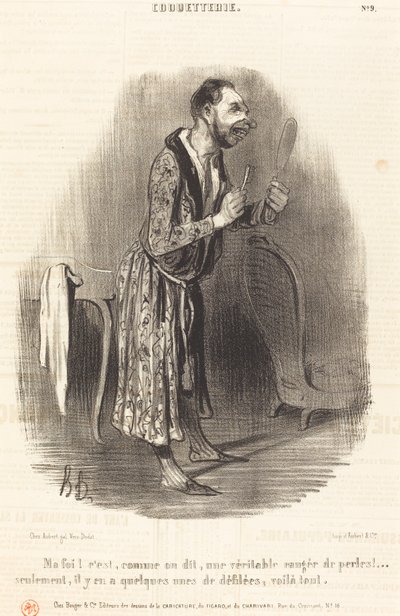 Mijn Geloof! Het is zoals men zegt... door Honoré Daumier