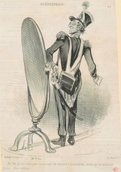 Ik weet echt niet hoe ze... door Honoré Daumier