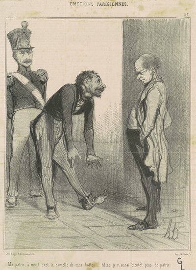 Mijn vaderland, voor mij?... door Honoré Daumier