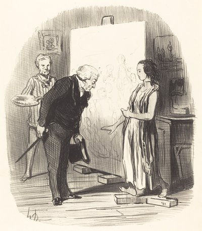 Mevrouw, ik heb de eer! door Honoré Daumier