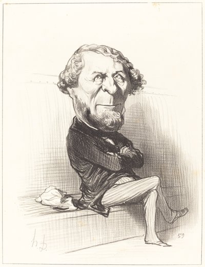 Marie Denis Larabit door Honoré Daumier
