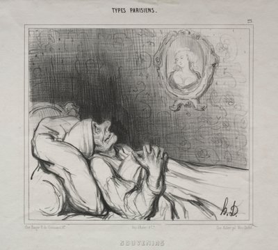 Herinneringen door Honoré Daumier