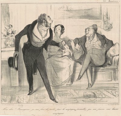 Mijn god! Monseigneur, ik ben... door Honoré Daumier