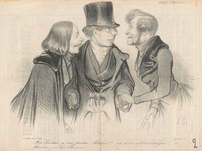 Mijn beste vriend, ik stel u meneer voor... door Honoré Daumier