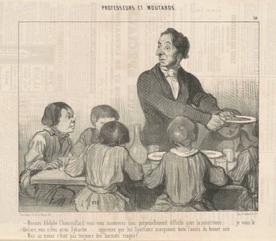 Meneer Adolphe Chamouillard, zult u zich dan laten zien... door Honoré Daumier