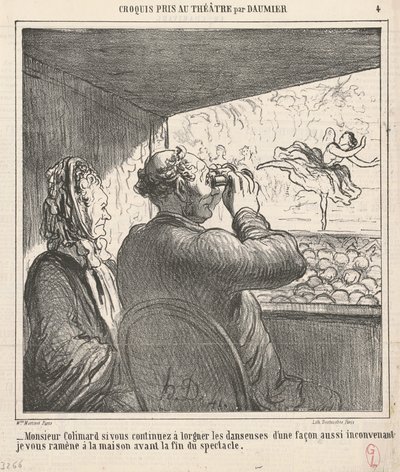 Meneer Colimard, als u doorgaat... door Honoré Daumier