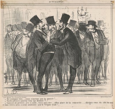 Wees niet bang ... door Honoré Daumier