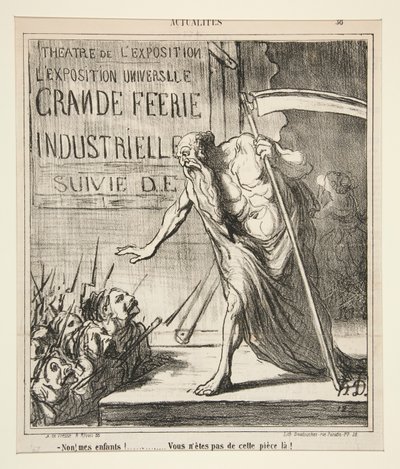 Non! mijn kinderen! door Honoré Daumier