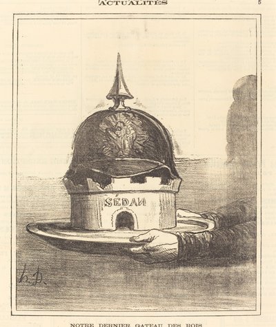 Onze laatste driekoningentaart door Honoré Daumier