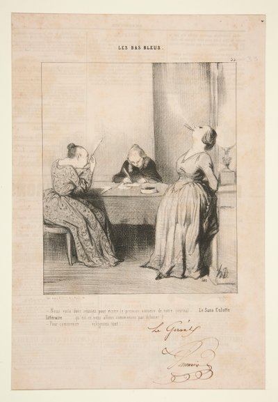 Nous Voila Donc Reunies door Honoré Daumier