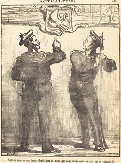 We zouden het nooit hebben vermoed... door Honoré Daumier