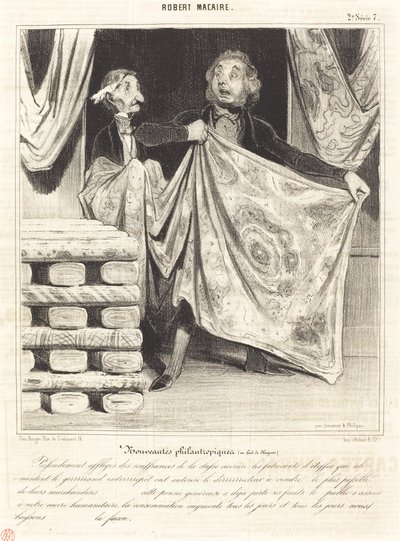 Filantropische Nieuwigheden... door Honoré Daumier