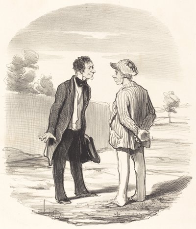 Ja, meneer Gimblet, de orde zal worden hersteld door Honoré Daumier