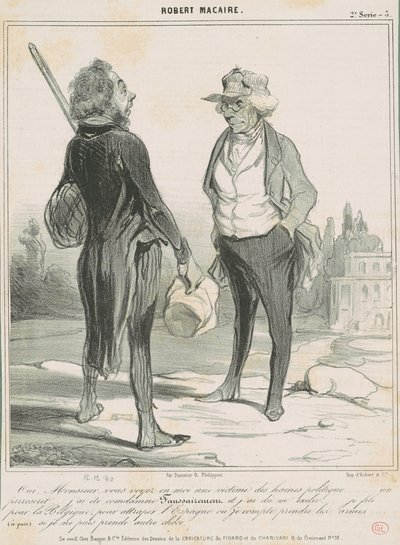 Ja, meneer, u ziet in mij een slachtoffer door Honoré Daumier