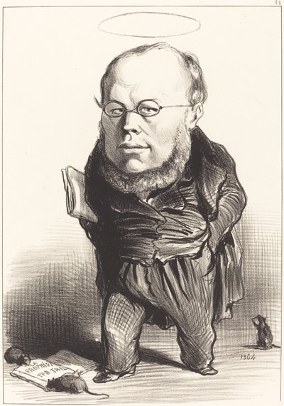 P.J. Proudhon door Honoré Daumier