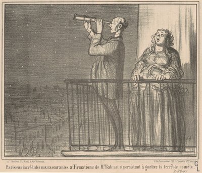 Ongelovige Parijzenaars door Honoré Daumier