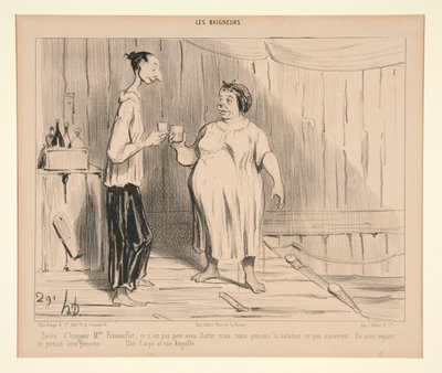 Parole d door Honoré Daumier