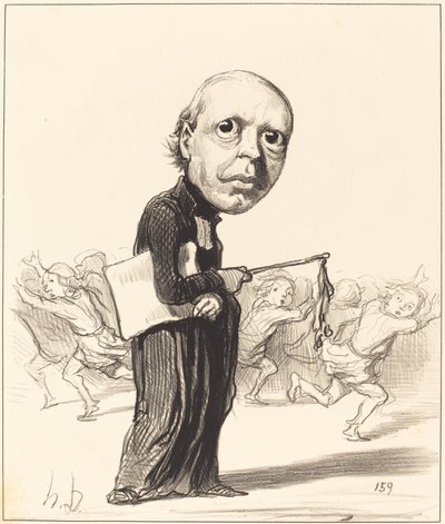 Pierre Louis Parisis door Honoré Daumier