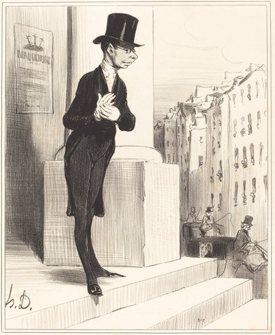 Pique-Assiette door Honoré Daumier