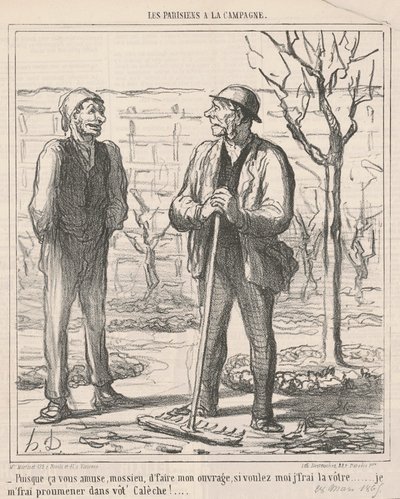 Pisque ca vous amuse ... door Honoré Daumier