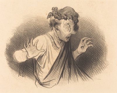 Voor wie zijn deze slangen... door Honoré Daumier