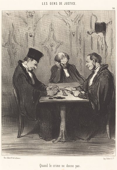 Wanneer de misdaad niet loont door Honoré Daumier
