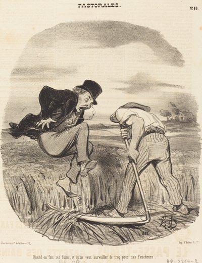 Wanneer Men Hooi Maakt... door Honoré Daumier