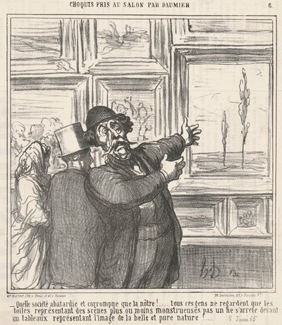 Wat een gedegenereerde en corrupte samenleving... door Honoré Daumier