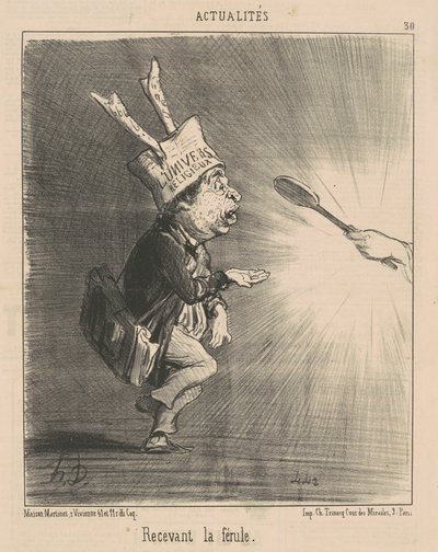 Ontvangst van de Roede door Honoré Daumier
