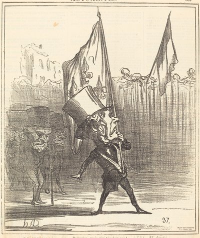 Kijk, maar raak niet aan! door Honoré Daumier