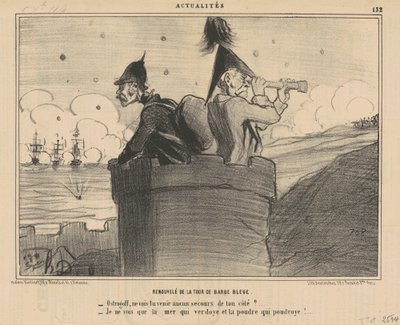 Vernieuwd van de blauwe baardtoren door Honoré Daumier