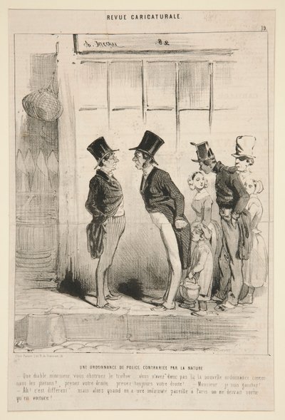 Robert Macaire directeur door Honoré Daumier