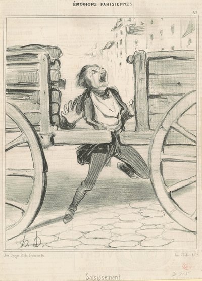 Schrik door Honoré Daumier