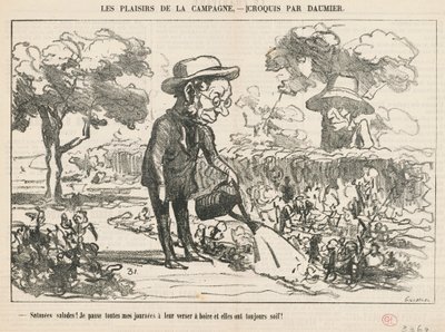 Verdoemde salades ... door Honoré Daumier