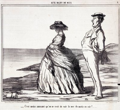 Serie Les Bains de Mer: Het is minder leuk dan je denkt om de zee van 