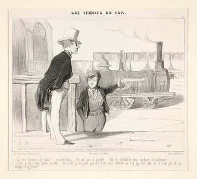 Is mijn machine goed? door Honoré Daumier