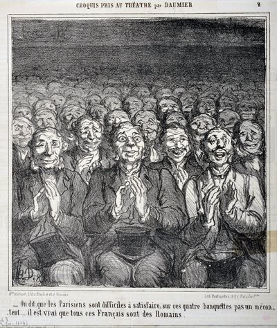 Sketch genomen in het theater: 
