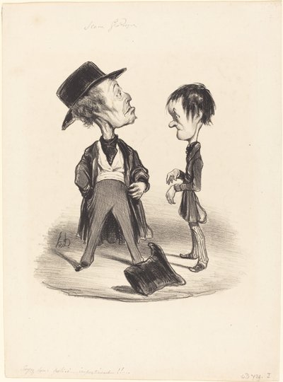 Wees Dus Beleefd... door Honoré Daumier