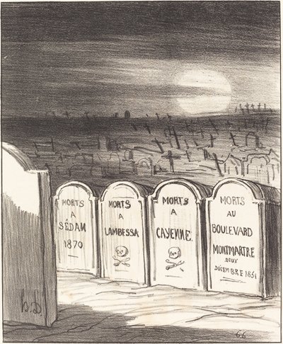 Square Napoléon door Honoré Daumier