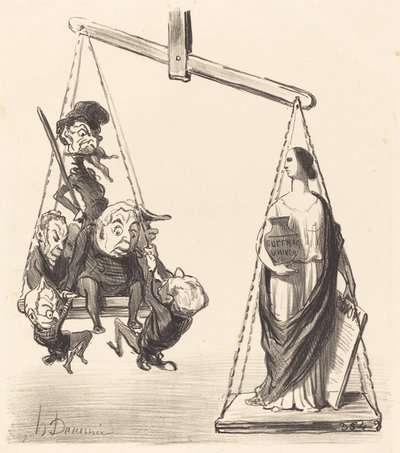 Algemeen kiesrecht door Honoré Daumier