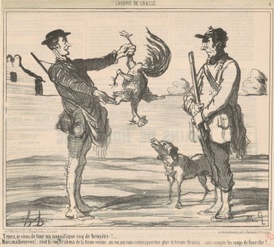 Tenez, ik heb net een prachtige ... door Honoré Daumier