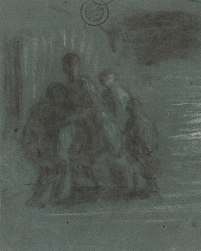 De Verloren Zoon door Honoré Daumier