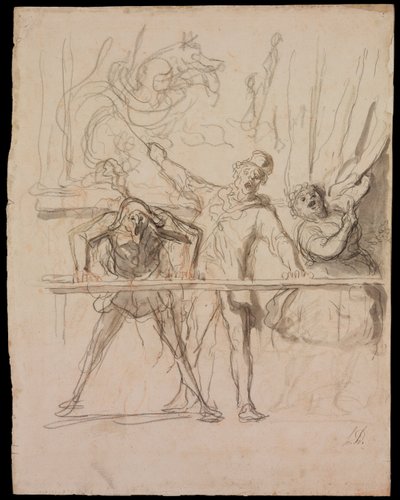 De bijshow door Honoré Daumier