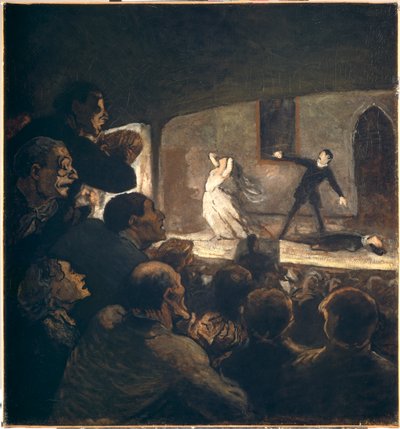 Het drama door Honoré Daumier