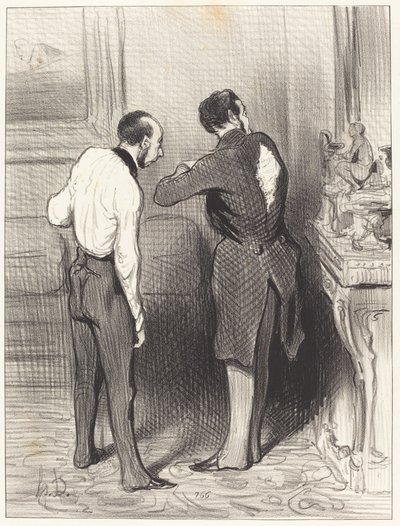 Je kleding past me, ik leen het... door Honoré Daumier