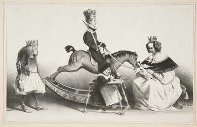 Tres hauts et très puissans moutards et moutardes legitimes door Honoré Daumier