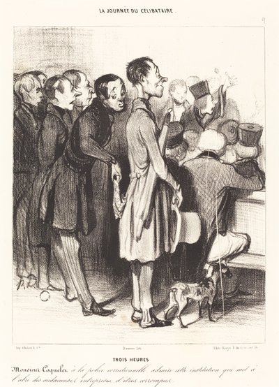 Drie Uur door Honoré Daumier