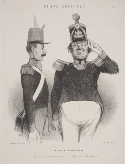 Een Dag van Grote Kleding door Honoré Daumier