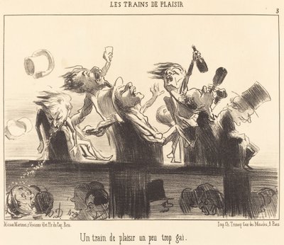 Een Iets te Vrolijke Plezierreis door Honoré Daumier